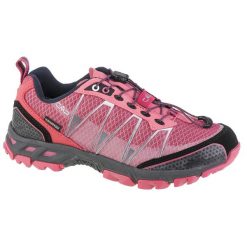 Buty do biegania damskie, CMP Altak Wmn WP Trail. Czerwone obuwie sportowe damskie CMP, bez wzorów, z materiału, do biegania. Za 349.99 zł.