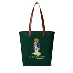 Torebka Polo Ralph Lauren. Zielone torebki do ręki damskie Polo Ralph Lauren, bez wzorów, klasyczne, bez dodatków. Za 599.99 zł.