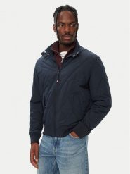 Tommy Hilfiger Kurtka bomber Harrington MW0MW44766 Granatowy Regular Fit. Niebieskie kurtki męskie Tommy Hilfiger, m, bez wzorów, z syntetyku, bez kaptura. Za 1,199.00 zł.