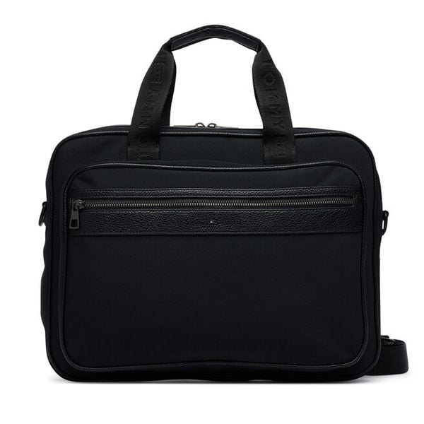 Torba na laptopa Tommy Hilfiger. Czarne torby na laptopa męskie Tommy Hilfiger, bez wzorów. Za 529.99 zł.