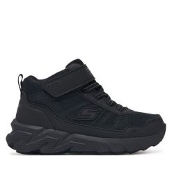 Sneakersy Skechers. Czarne trampki i tenisówki chłopięce Skechers, bez wzorów, sportowe, bez zapięcia. Za 289.99 zł.