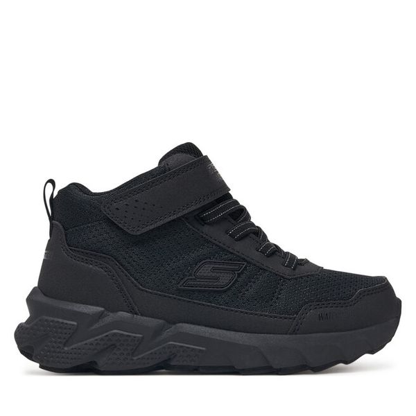 Sneakersy Skechers. Czarne trampki i tenisówki chłopięce Skechers, bez wzorów, sportowe, bez zapięcia. Za 289.99 zł.