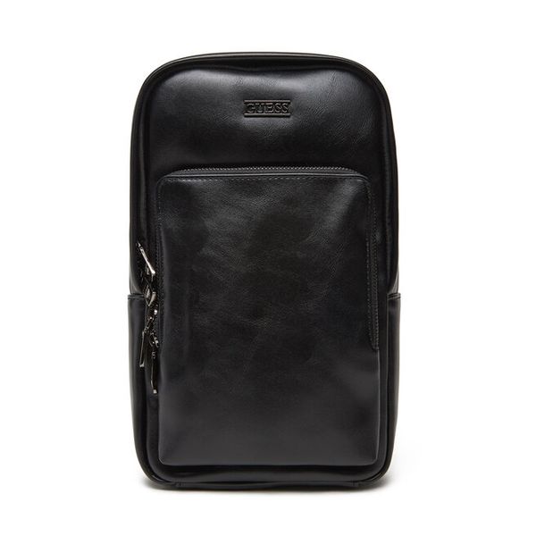 Nerka Guess. Czarne saszetki męskie Guess, młodzieżowe, małe. Za 199.99 zł.