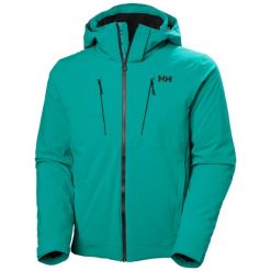 Kurtka narciarska Helly Hansen Alpha 4.0. Czarne kurtki sportowe męskie Helly Hansen, na zimę, m, bez wzorów, narciarskie. Za 1,999.00 zł.