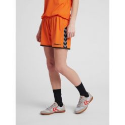 Szorty damskie Hummel hmlautentyczne Poly. Brązowe szorty sportowe damskie Hummel, s, z aplikacjami, z materiału, klasyczne, z standardowym stanem. Za 113.00 zł.