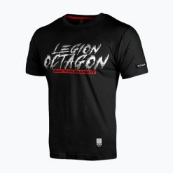 Koszulka męska Octagon Legion Brainrot Thaigerini Muaythini. Czarne koszulki sportowe męskie OCTAGON, l, bez wzorów, z bawełny, bez kołnierzyka, bez ramiączek. Za 129.99 zł.