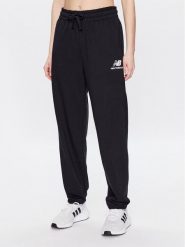 New Balance Spodnie dresowe WP31530 Czarny Relaxed Fit. Czarne spodnie dresowe damskie New Balance, xl, bez wzorów, z dresówki. Za 209.99 zł.