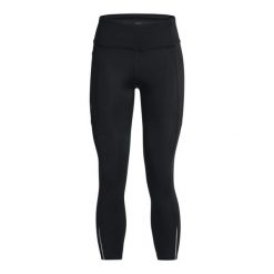 Legginsy damskie Under Armour Fly Fast 3.0 Ankle. Czarne legginsy damskie Under Armour, bez wzorów, do biegania. Za 247.30 zł.