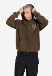 Bluza sportowa męska Prosto Athletic z kapturem. Brązowe bluzy męskie Prosto., m, z aplikacjami, z bawełny, z kapturem. Za 218.99 zł.
