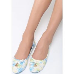 Niebieskie Balerinki No One Knows. Niebieskie baleriny damskie Born2be, z aplikacjami, bez obcasa, na płaskiej podeszwie. Za 39.99 zł.