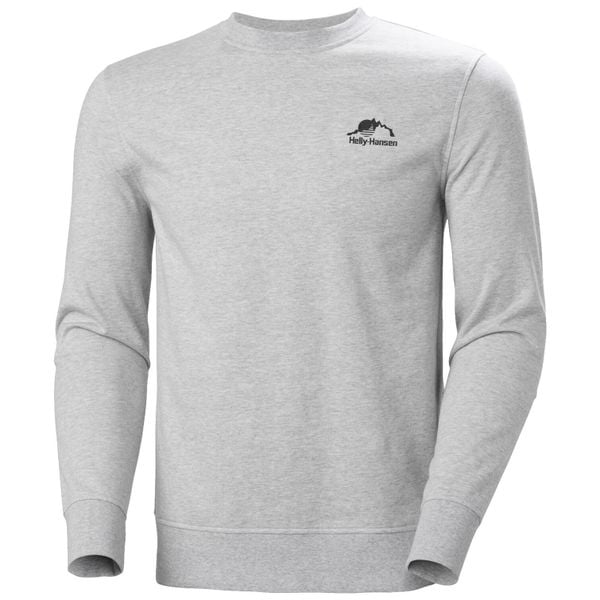 Bluza z okrągłym dekoltem Helly Hansen Nord Graphic. Szare bluzy męskie Helly Hansen, m, bez wzorów, bez kaptura. Za 319.50 zł.