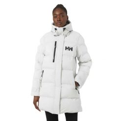 Parka damska Helly Hansen adore puffy. Białe parki damskie Helly Hansen, na zimę, m, bez wzorów, z poliamidu, eleganckie, bez kaptura. Za 1,562.30 zł.
