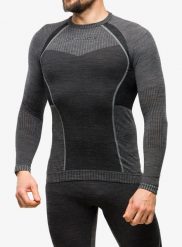 Bluza termoaktywna męska La Sportiva Wool70 Tech Longsleeve. Szare bluzy męskie La Sportiva, l, bez wzorów, z materiału, bez kaptura. Za 466.39 zł.
