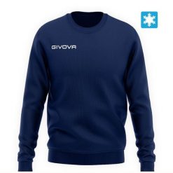 Bluza Givova Felpa niebieska. Niebieskie bluzy męskie Givova, na lato, m, bez wzorów, z bawełny, bez kaptura. Za 88.10 zł.