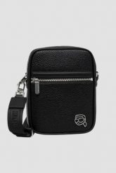KARL LAGERFELD Czarna saszetka Ikon Outline Crossbody. Czarne saszetki męskie KARL LAGERFELD. W wyprzedaży za 513.99 zł.