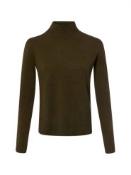 Marie Lund bluzka z czystego kaszmiru Kobiety Kaszmir zielony, XS. Zielone bluzki damskie Marie Lund, xs, bez wzorów, z kaszmiru, bez kołnierzyka, bez ramiączek. Za 799.95 zł.