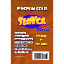 Baldar Koszulki Magnum Gold 80x120mm (100szt) SLOYCA. Pomarańczowe t-shirty i topy dla dziewczynek Baldar. Za 15.31 zł.