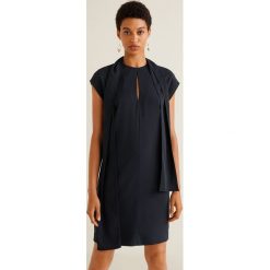 Mango - Sukienka Ben. Szare sukienki damskie Mango, z elastanu, casualowe, z okrągłym kołnierzem. Za 139.90 zł.