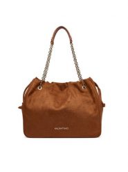 Valentino Torebka Maxi VBS9U701 Brązowy. Brązowe torebki do ręki damskie Valentino, bez wzorów, ze skóry, bez dodatków. Za 719.99 zł.