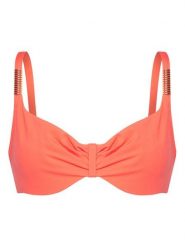 Chantelle Góra od bikini Icon C16VM0 Koralowy. Pomarańczowe bikini damskie Chantelle, bez wzorów. Za 419.99 zł.