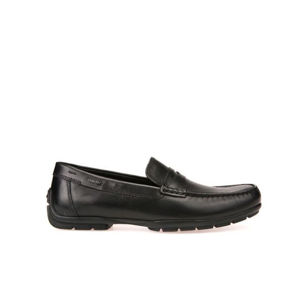 Buty żeglarskie Geox Moner. Czarne buty sportowe męskie Geox, z gumy, biznesowe, bez zapięcia. Za 555.90 zł.