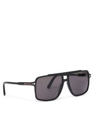 Tom Ford Okulary przeciwsłoneczne Kemp FT1177 01A Czarny. Czarne okulary przeciwsłoneczne męskie Tom Ford. Za 1,191.99 zł.