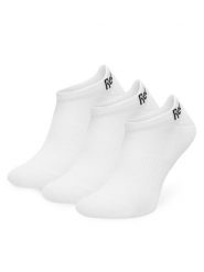 Reebok Skarpety krótkie R0356P-SS24 (3-pack) Biały. Białe skarpety damskie Reebok, bez wzorów, z bawełny. Za 49.99 zł.