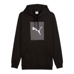 Męska Bluza Z Logo Essentials. Czarne bluzy męskie Puma, m, bez wzorów, bez kaptura. Za 255.99 zł.
