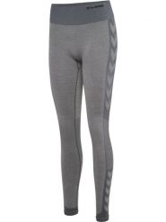 Damskie legginsy bezszwowe z wysokim stanem Hummel Mt Shine. Szare legginsy damskie Hummel, l, bez wzorów, z materiału, z podwyższonym stanem, na fitness i siłownię. Za 179.80 zł.