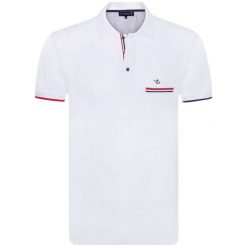 Sir Raymond Tailor Koszulka Polo Męska Juice M Biała. Białe koszulki polo męskie Sir Raymond Tailor, m, bez wzorów, bez ramiączek. Za 119.00 zł.
