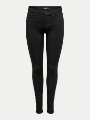 ONLY Jeansy Blush 15319482 Czarny Skinny Fit. Czarne jeansy damskie Only. Za 199.99 zł.