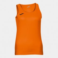 Koszulka fitness damska Joma Diana bez rękawów. Brązowe koszulki sportowe damskie Joma, s, bez wzorów, z materiału, bez kołnierzyka, bez ramiączek, na fitness i siłownię. Za 123.00 zł.