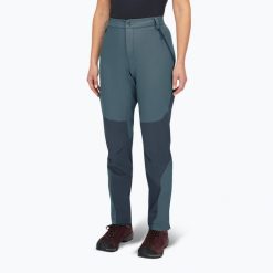 Spodnie shell damskie Rab Torque Mountain Short. Niebieskie spodnie materiałowe damskie RAB, bez wzorów. Za 489.99 zł.