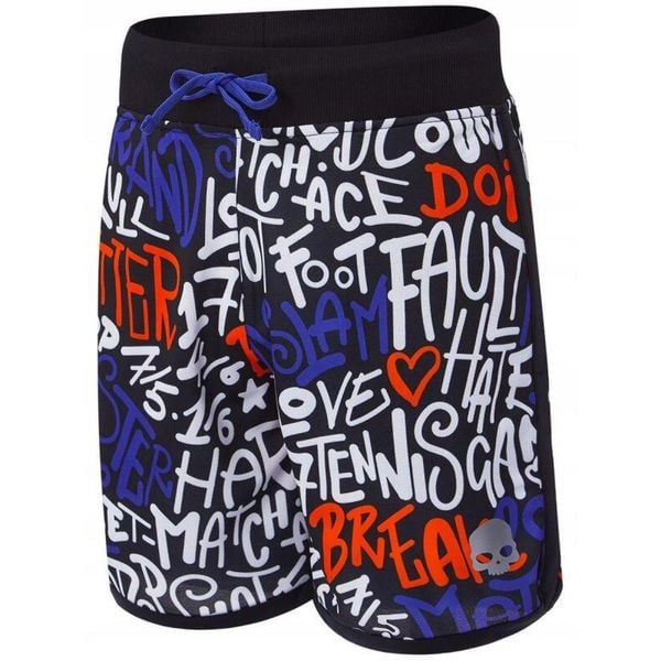 Spodenki tenisowe męskie Hydrogen Graffiti Tech Shorts. Czarne buty sportowe męskie HYDROGEN, m, bez wzorów, tenisowe. Za 249.00 zł.