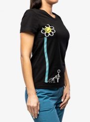 Koszulka bawełniana damska Edelrid Wo Rope T-Shirt II. Czarne t-shirty damskie EDELRID, l, bez wzorów, z bawełny, klasyczne, bez kołnierzyka. Za 152.79 zł.