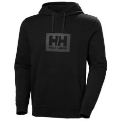 Bluza z kapturem Helly Hansen Box. Czarne bluzy męskie Helly Hansen, na lato, m, bez wzorów, z bawełny, z kapturem. Za 330.00 zł.