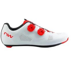 Buty rowerowe Northwave Revolution. Białe buty sportowe męskie Northwave, bez zapięcia, rowerowe. Za 899.99 zł.