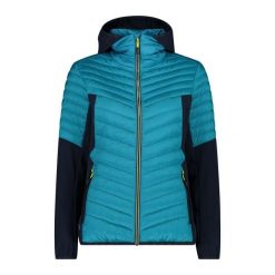 Kurtka damska turystyczna CMP 35Z6296. Niebieskie kurtki damskie CMP, xs, bez wzorów, bez kaptura. W wyprzedaży za 502.00 zł.