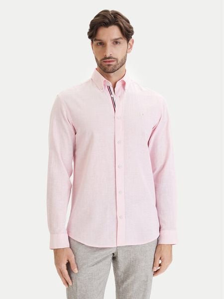 Jack & Jones Koszula Blusummer 12293269 Różowy Regular Fit. Czerwone koszule męskie Jack & Jones, m, bez wzorów, z bawełny, bez kołnierzyka, bez ramiączek. Za 123.99 zł.