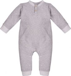 Ewa Klucze PAJAC niemowlęcy wyprawka DRESOWY SIMPLY COMFY SZARY Ewa Klucze 74. Szare śpioszki niemowlęce Ewa Klucze, z dresówki, bez ramiączek. Za 71.99 zł.