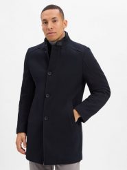 Cinque Płaszcz - CILiverpool Mężczyźni niebieski, 56. Niebieskie płaszcze męskie Cinque, m, bez wzorów, bez kaptura. Za 749.95 zł.