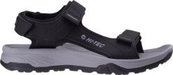 Hitec Męskie sandały Hi-tec ARVOT black/grey rozmiar 42. Czarne sandały męskie HITEC, bez zapięcia. Za 191.54 zł.
