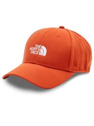 The North Face Czapka z daszkiem Recycled 66 NF0A4VSVLV41 Pomarańczowy. Brązowe rękawiczki męskie The North Face, bez wzorów, z materiału. Za 89.99 zł.