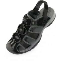 Sandały męskie LOAP Orland czarno‑szare roz. 44. Czarne sandały męskie LOLË, bez zapięcia. Za 264.99 zł.