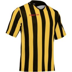 Koszulka Macron maia. Czarne koszulki sportowe męskie Macron, m, bez wzorów, bez kołnierzyka, bez ramiączek, do piłki nożnej. Za 189.50 zł.