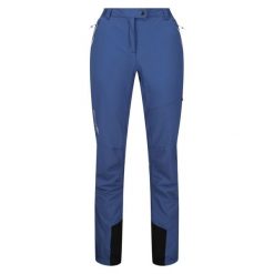 Spodnie Na Piesze Wędrówki Damskie Mountain III. Niebieskie spodnie sportowe damskie Regatta, m, bez wzorów, trekkingowe. Za 119.99 zł.