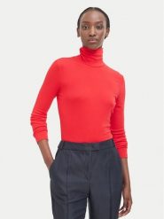 BOSS Golf C_Eliana 50548098 Czerwony Slim Fit. Czerwone bluzki damskie Boss, s, bez wzorów, z lyocellu, bez kołnierzyka, bez ramiączek. Za 349.99 zł.