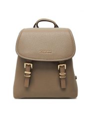 MICHAEL Michael Kors Plecak Quinn 30T5GQNB0L Beżowy. Brązowe plecaki damskie MICHAEL Michael Kors, bez wzorów, ze skóry. Za 899.99 zł.