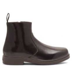 Botki Badura. Brązowe botki męskie Badura, bez wzorów, bez zapięcia. Za 209.99 zł.