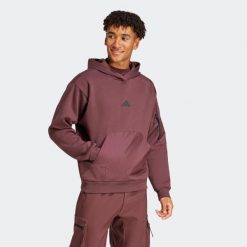 Bluza z kapturem męska ADIDAS. Bluzy męskie Adidas, m, bez wzorów, z bawełny, z kapturem. W wyprzedaży za 199.99 zł.